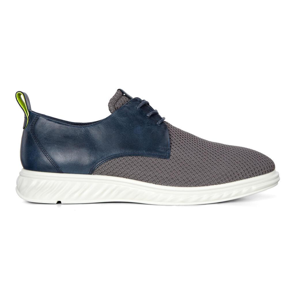 Chaussures Décontractées Ecco St. 1 Hybrid Lite Homme Titane / Bleu 6709-FEZKO